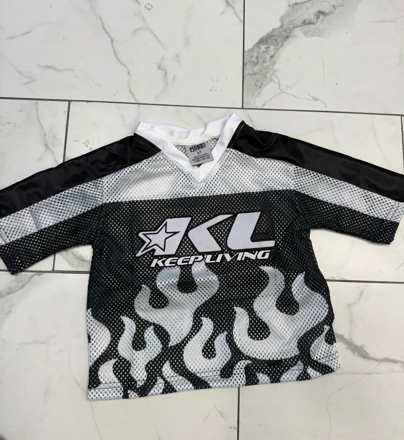 Kids KL Jersey (Black/White)