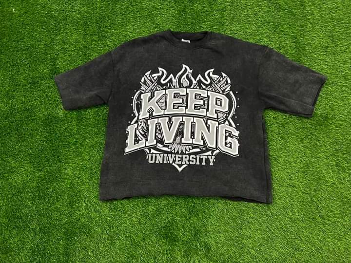 Flame University Shirt (Black/Grey)