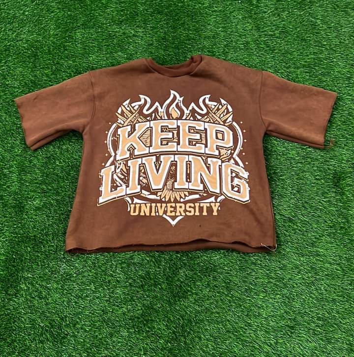 Flame University Shirt (Brown/Peanut Butter)