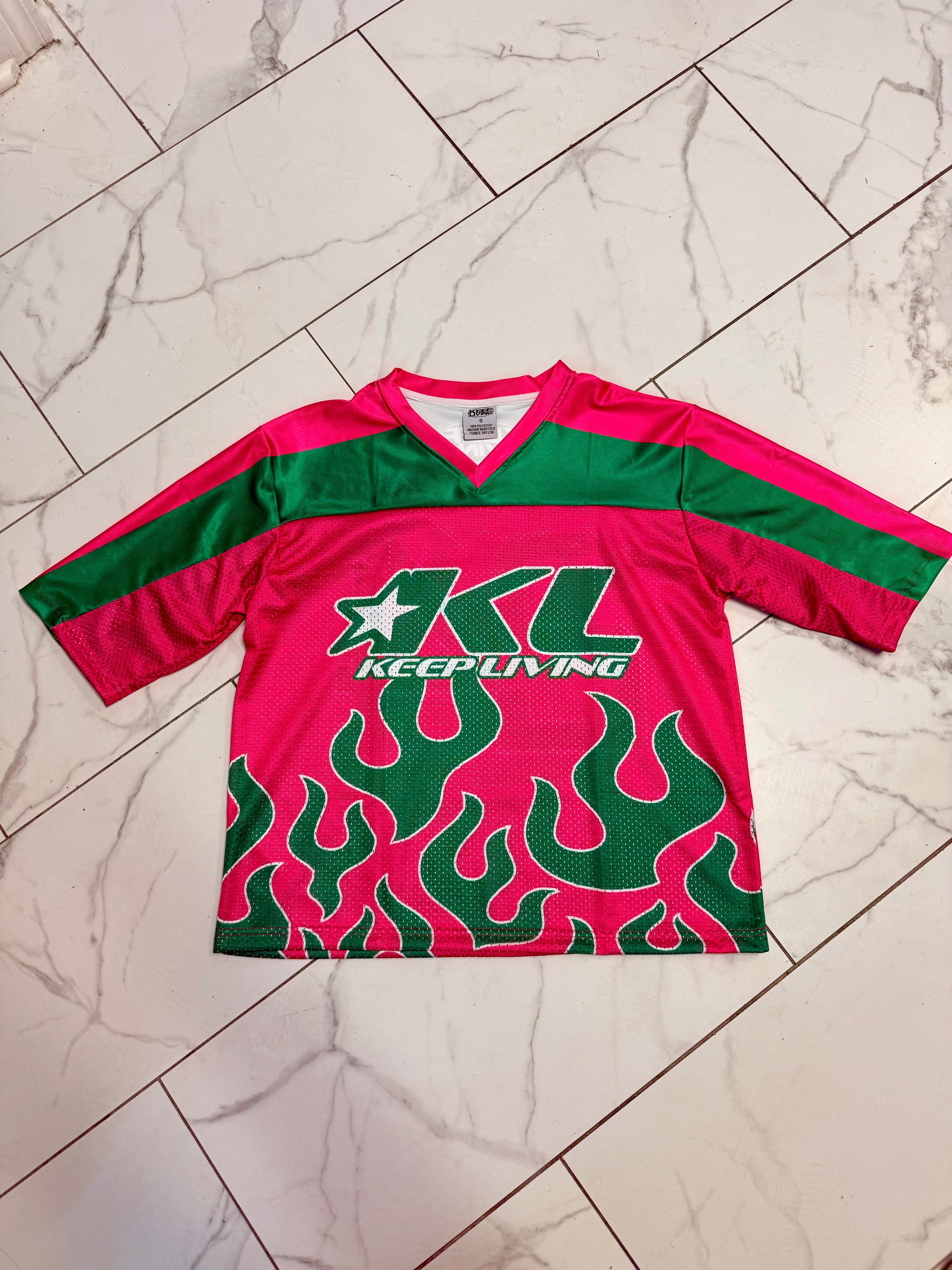 Adults  KL Jersey (Pink/Green)