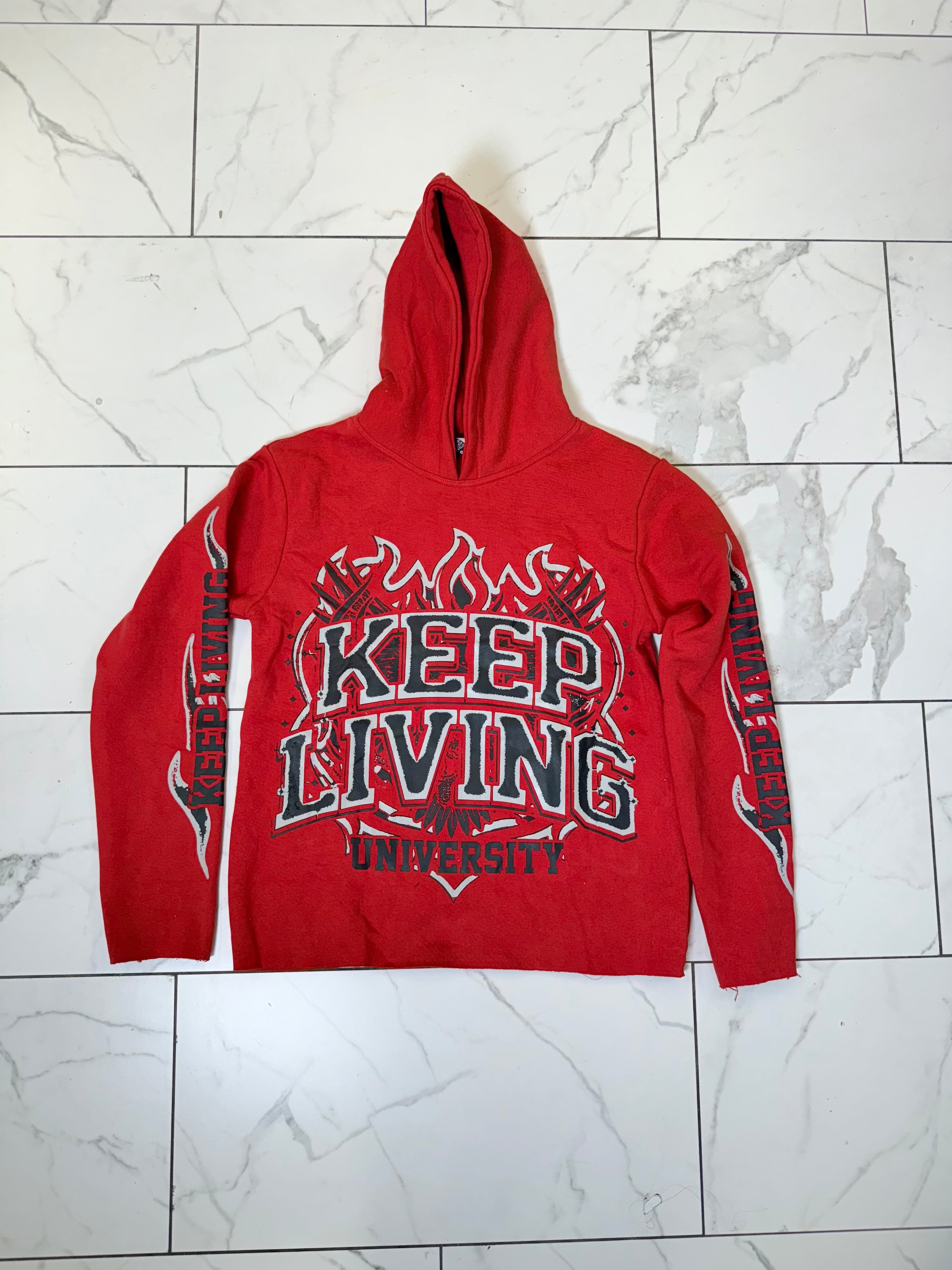 Flame University Hoodie (Red/Black)