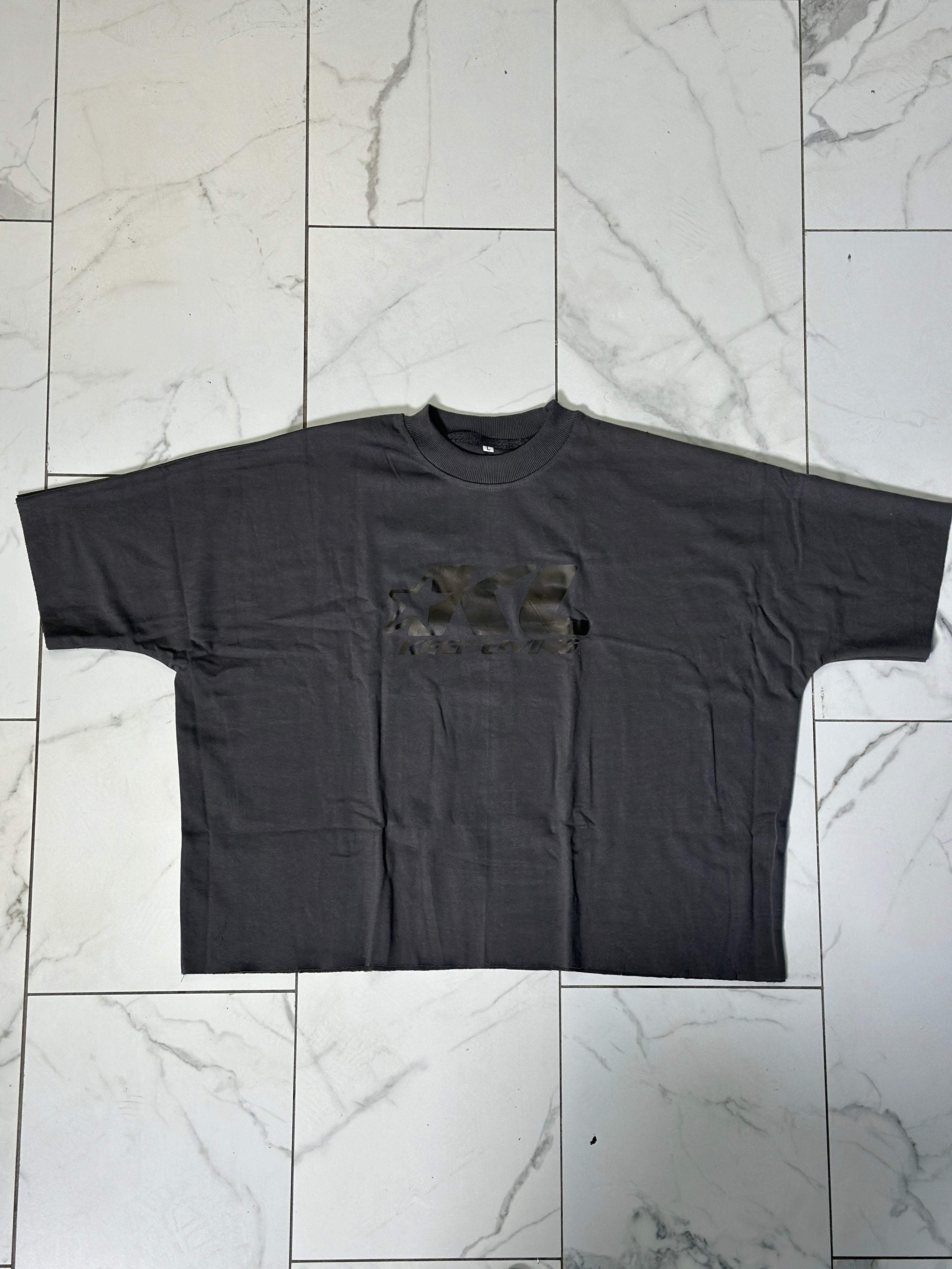 KL Star Boxy Tee (Grey/Black)