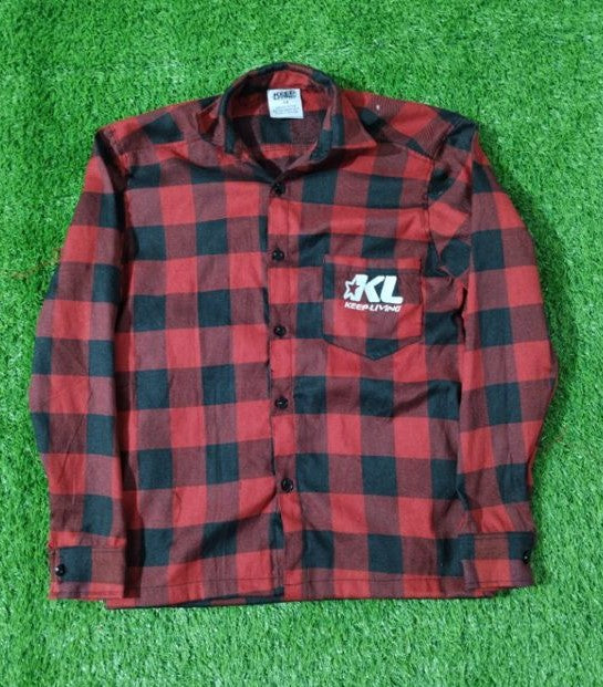 Adult KL Flannel (Red/Black)