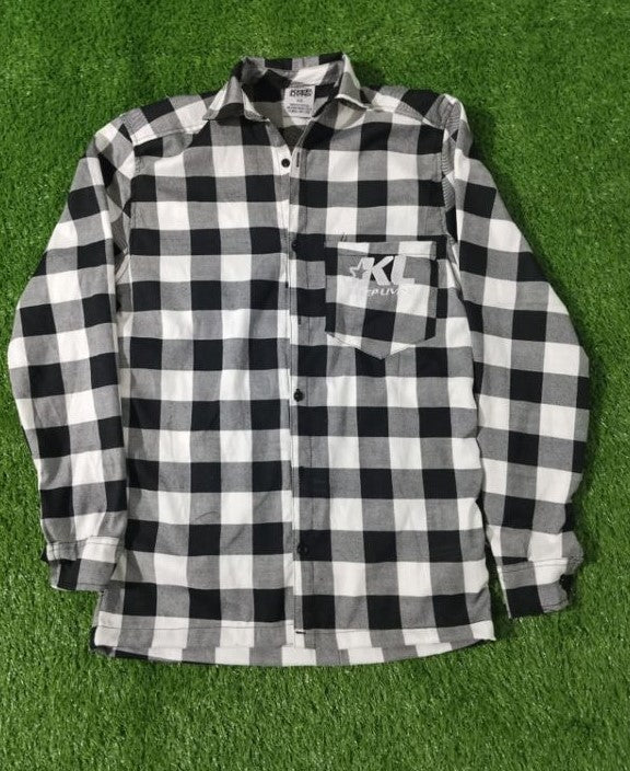 Adult KL Flannel (White/Black)